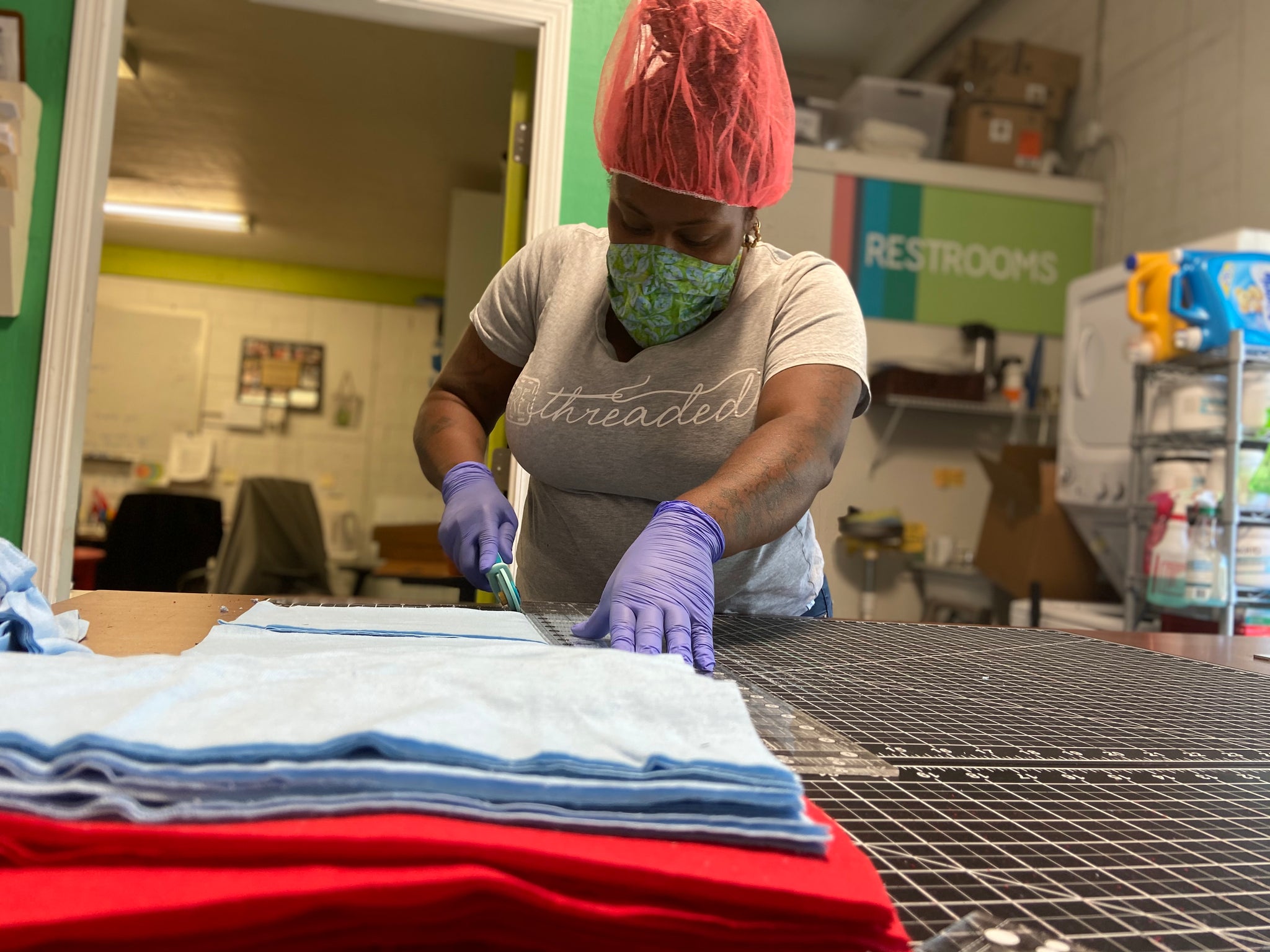 The Adecco Group Partners With Rethreaded To Make Face Masks For Employees, Providing Meaningful Work For Our Survivors During COVID-19