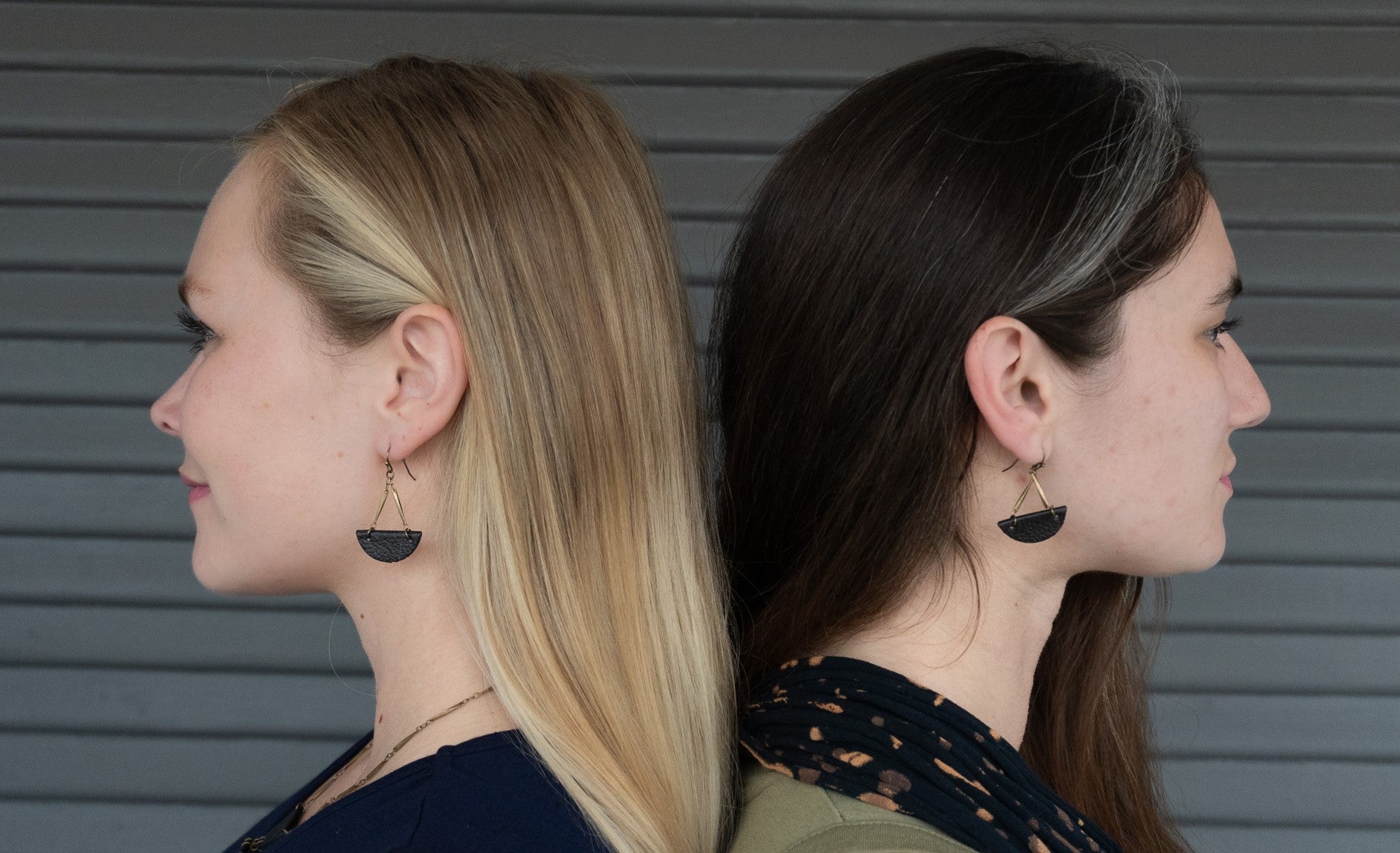 Wedge Drop Earrings