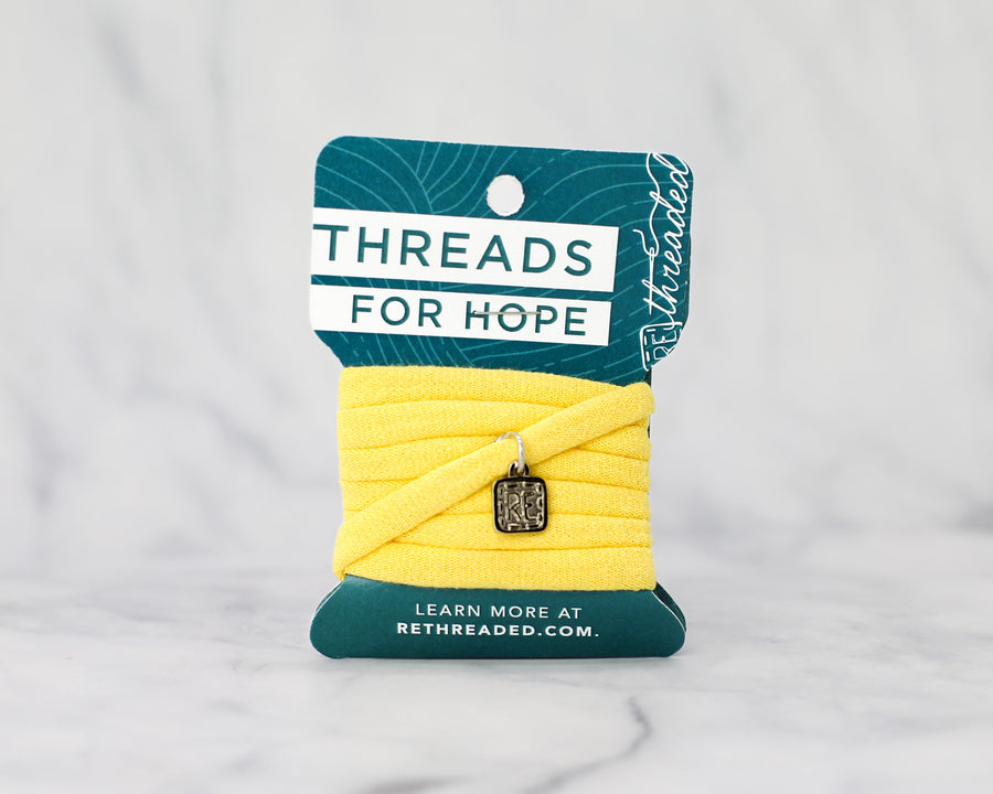 Threads for Hope Bracelet / Yellow