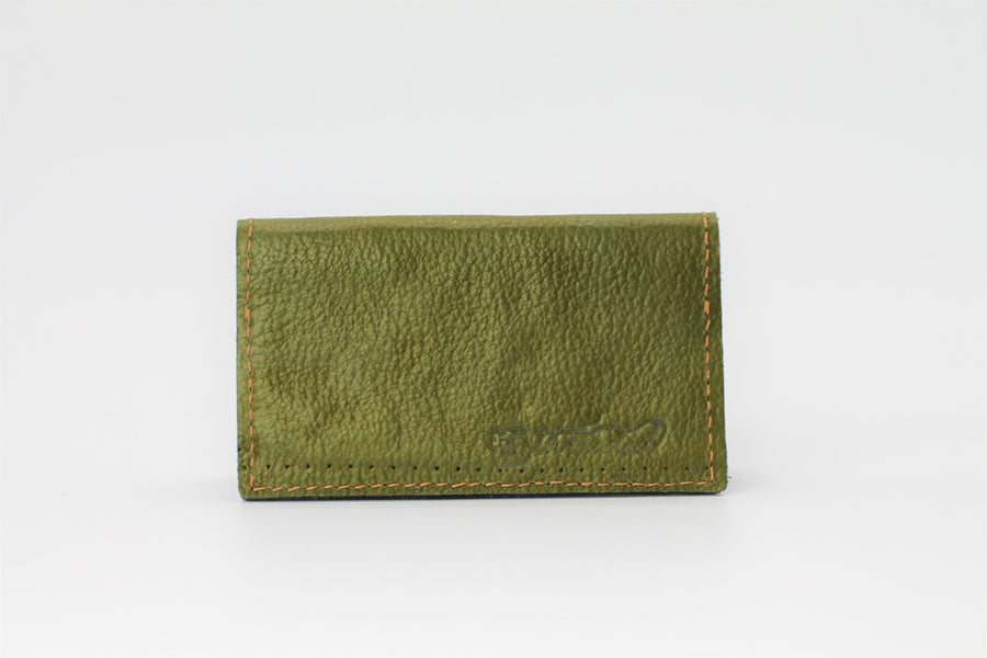 Business Card Holder / Olive/Midnight