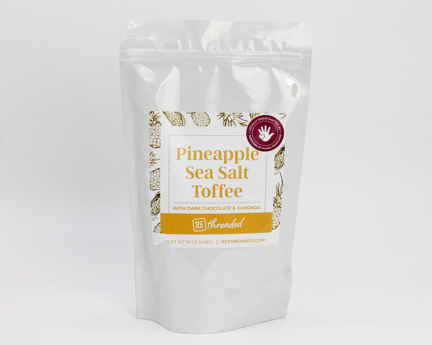 1 lb Pineapple Sea Salt Toffee