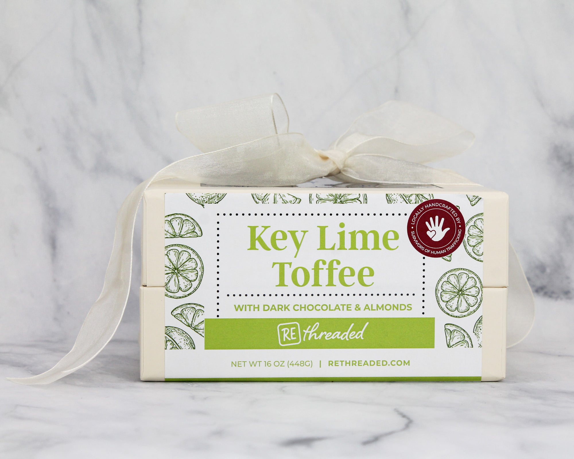 1 lb Key Lime Toffee Gift Box