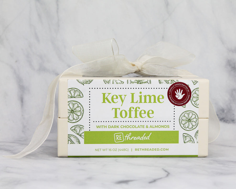 1 lb Key Lime Toffee Gift Box