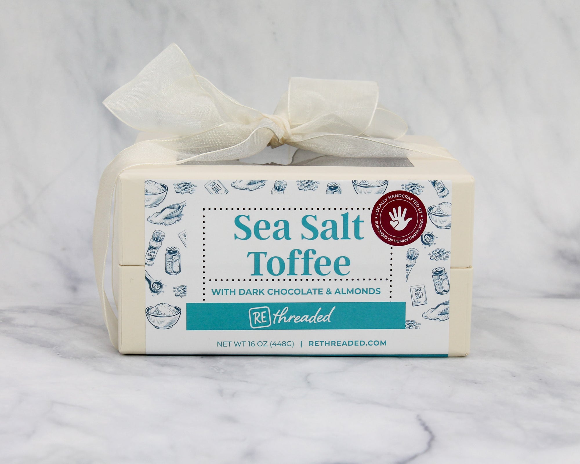 1 lb Sea Salt Toffee Gift Box