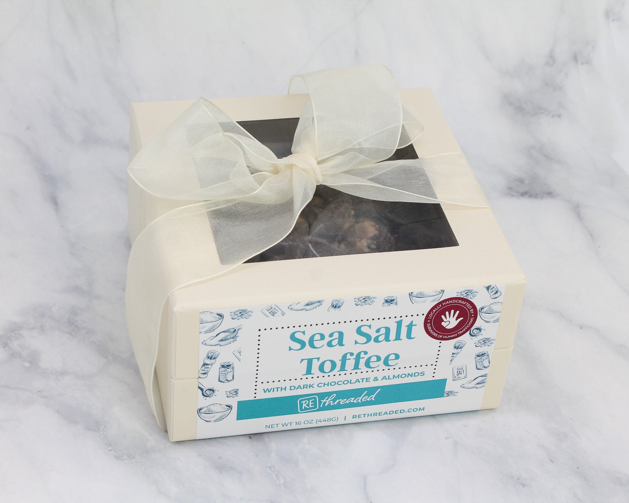 1 lb Sea Salt Toffee Gift Box