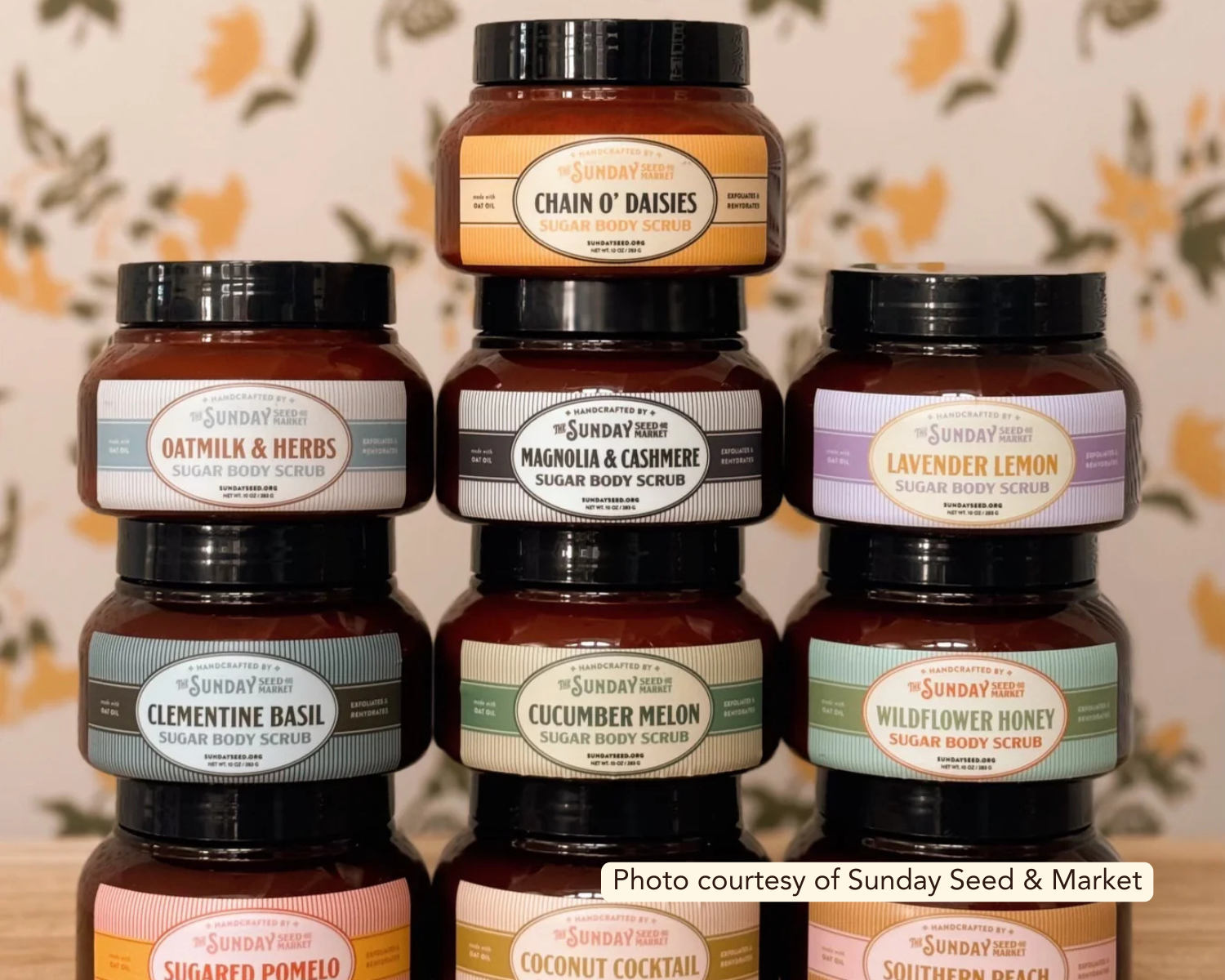 Clementine Basil Body Scrub