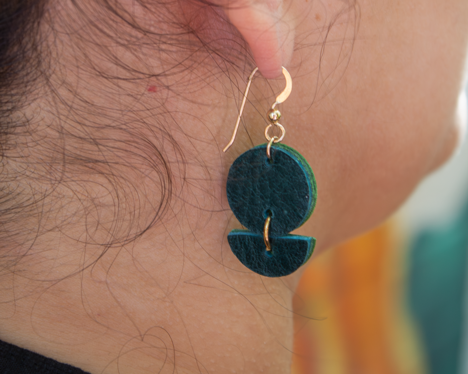 Purpose Earring - Emerald Green