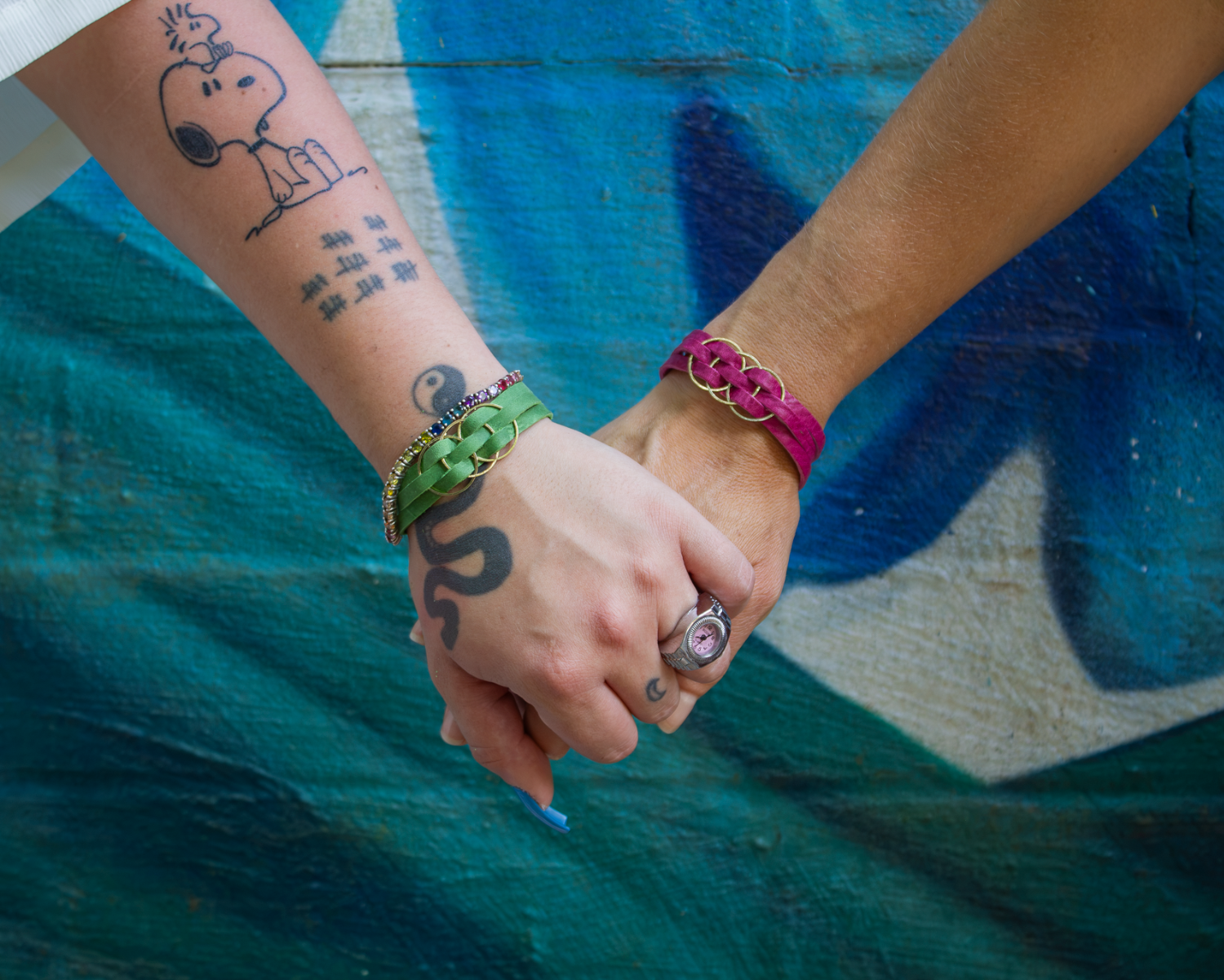 Eternity Bracelet - Grass Green