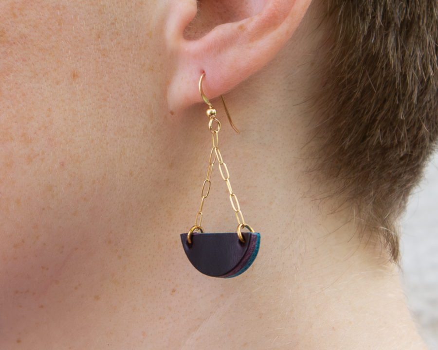 Potential Earring - Lavender Rain