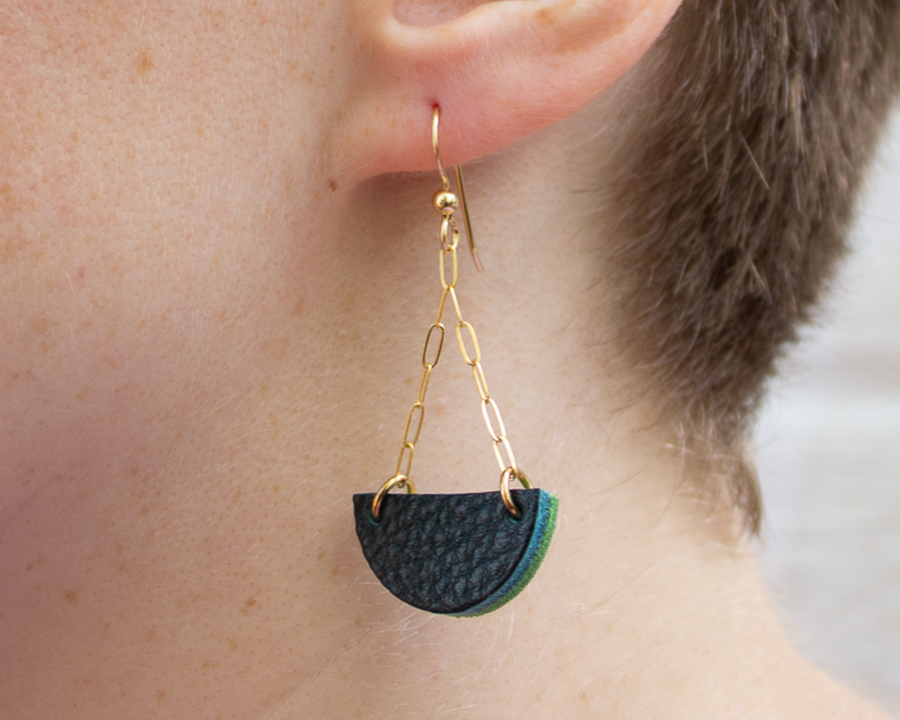Potential Earring - Emerald Green