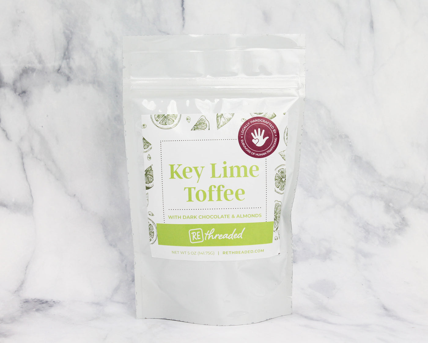 5 oz bag Key Lime Toffee