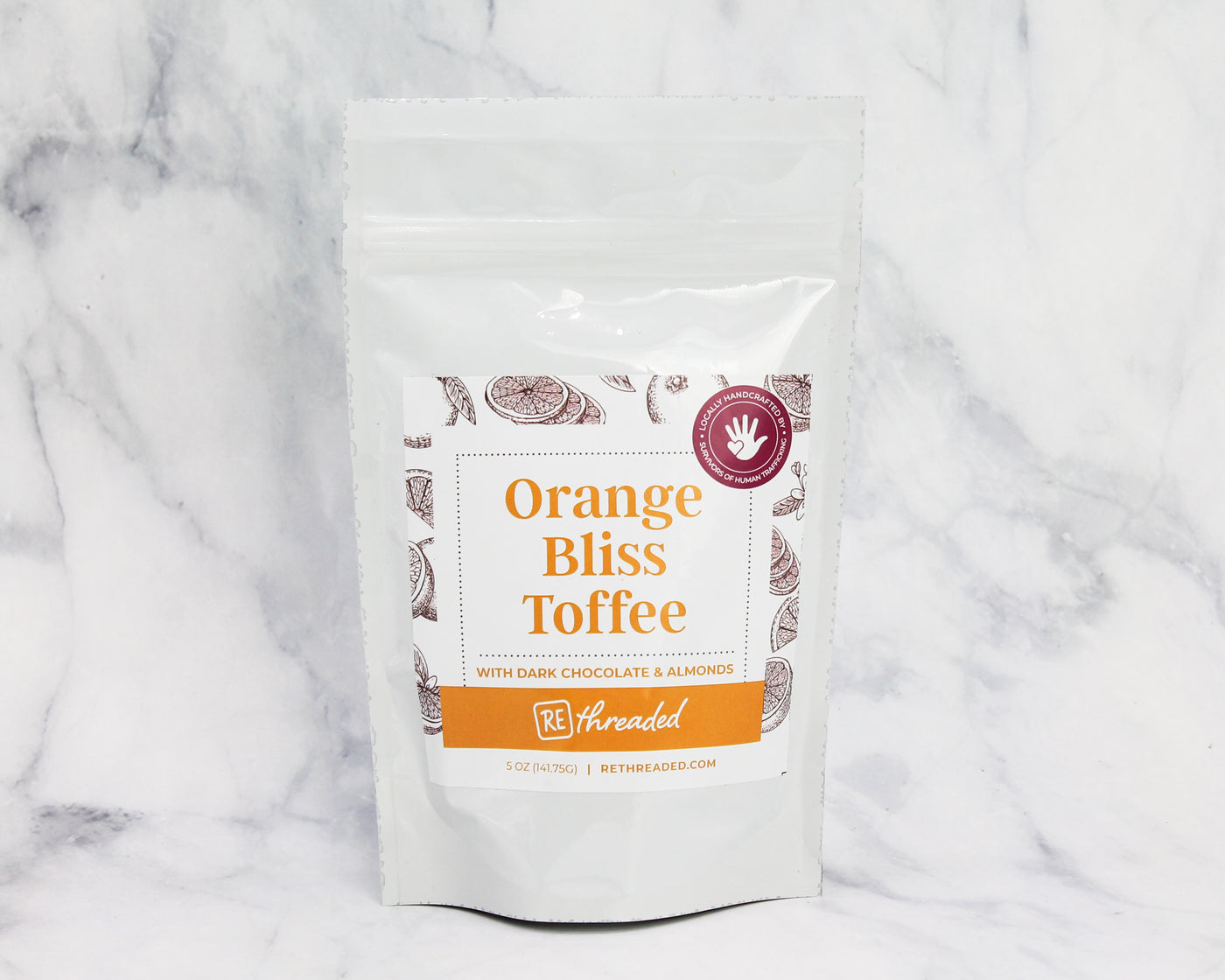 5 oz bag Orange Bliss Toffee