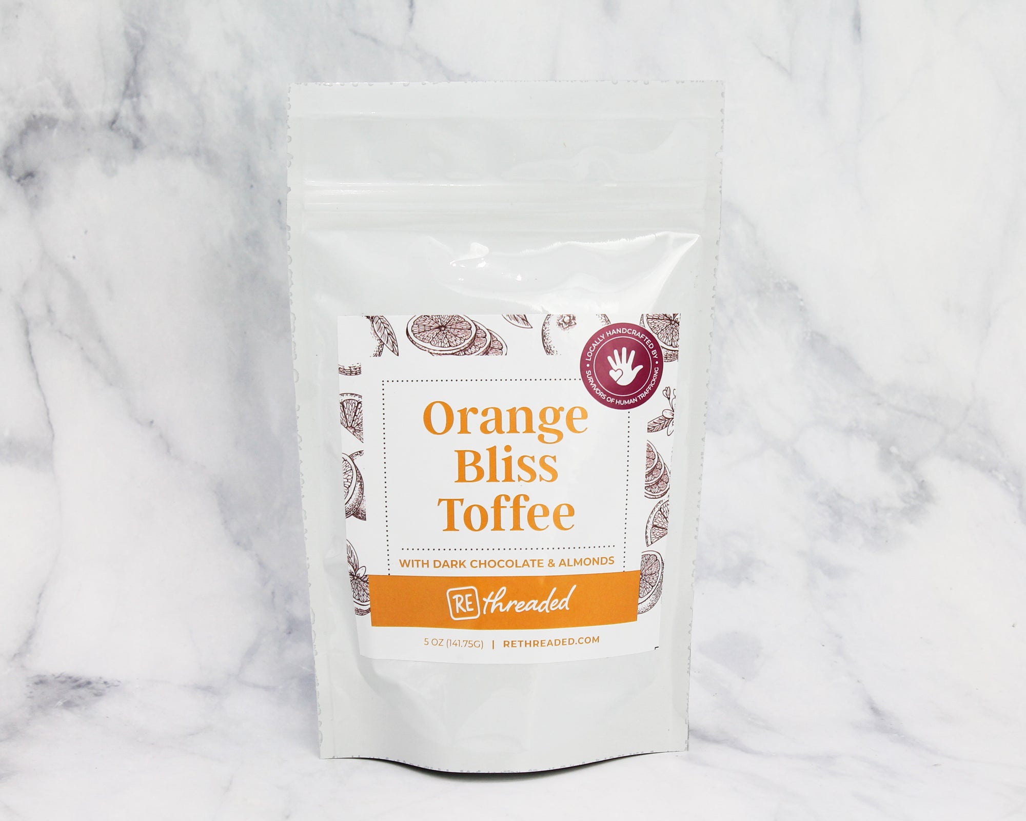 5 oz bag Orange Bliss Toffee
