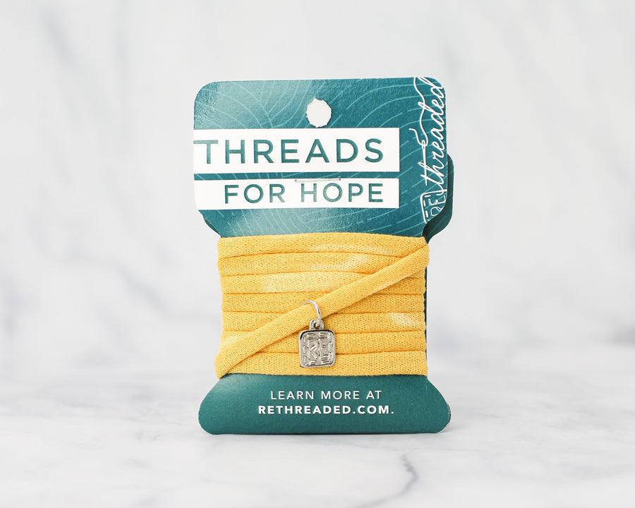 Threads for Hope Bracelet / Autumn Leaves Hand Dyed