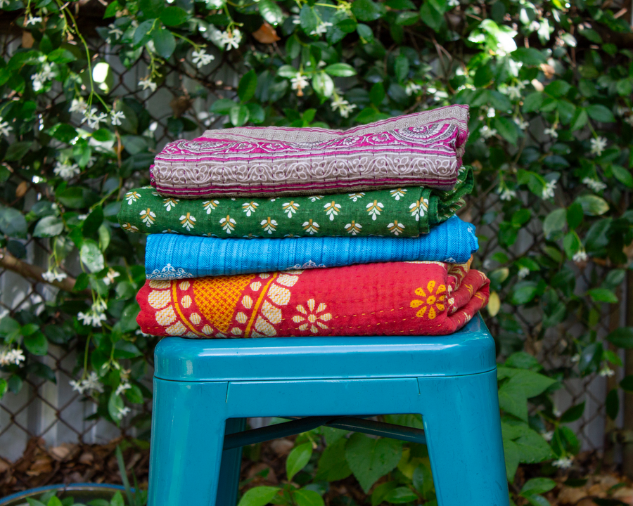 Baby Kantha Blanket