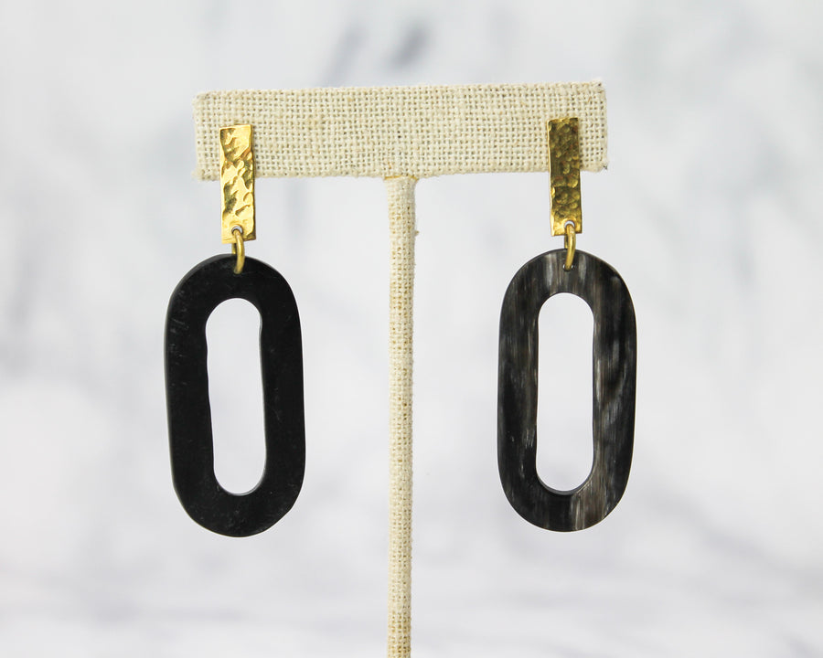 Ankole Earrings / Dark
