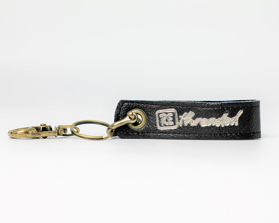 Leather Loop Keychain / Black