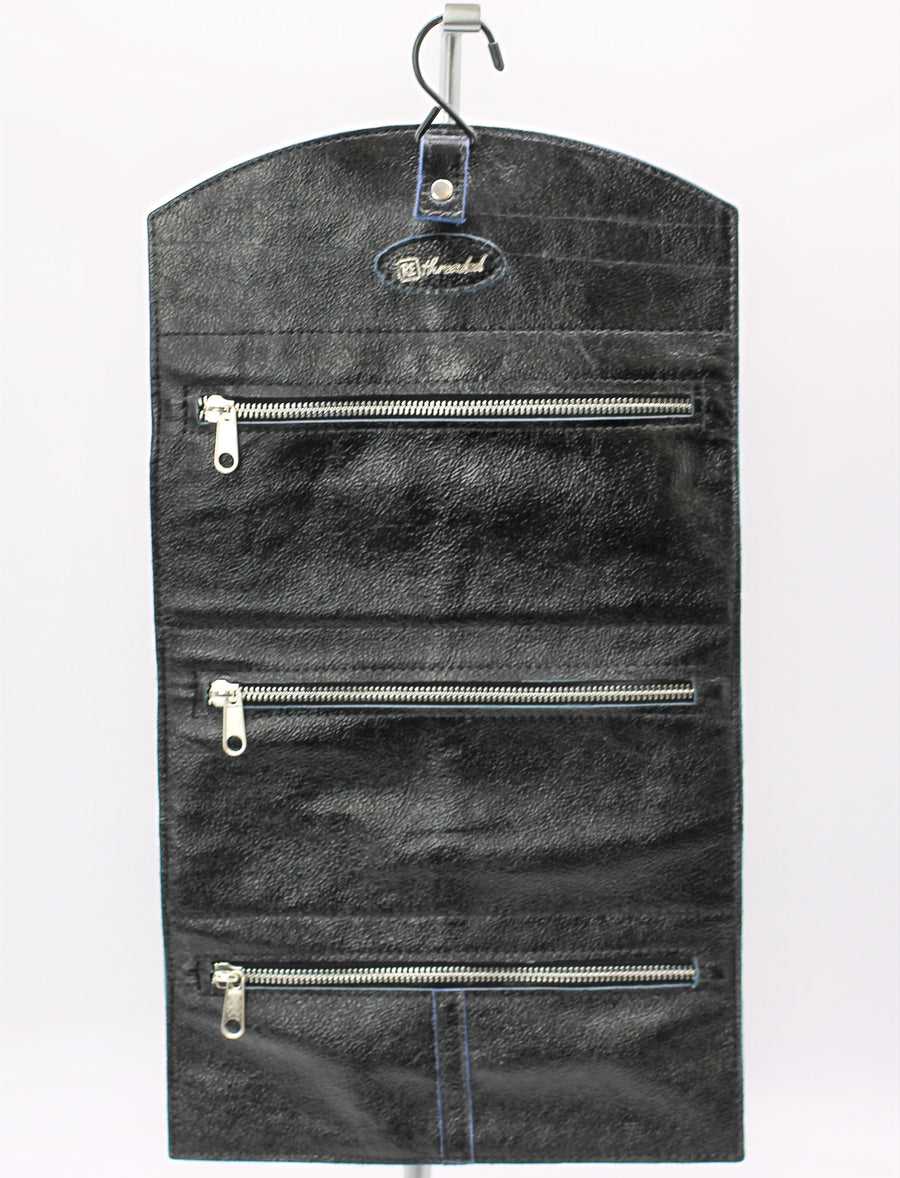 Rolled Toiletry Bag Black