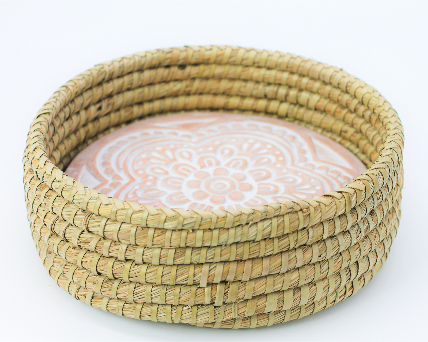 Signature Floral Bread Warmer Basket