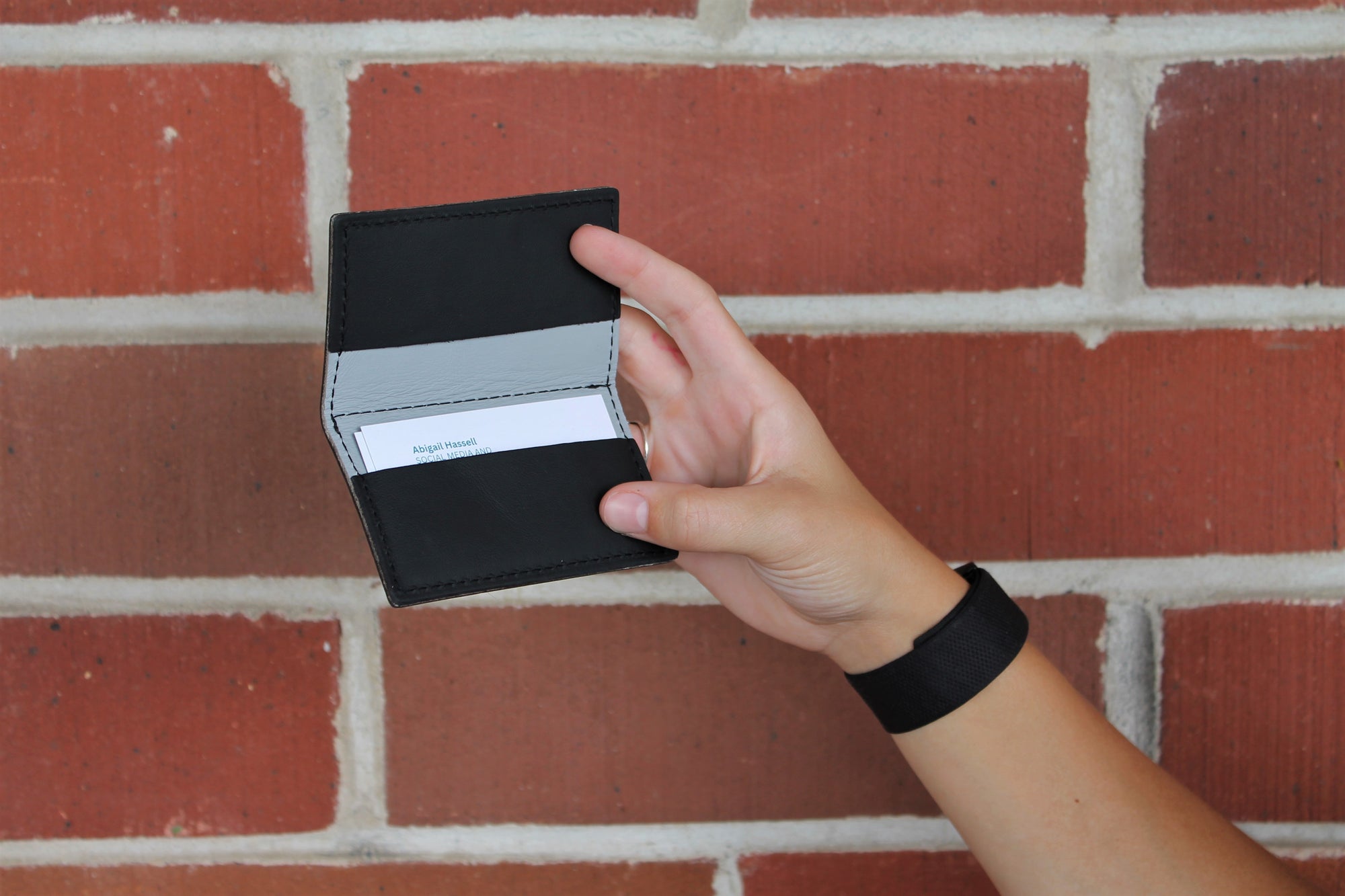 Business Card Holder-Carbon/Storm Elemental