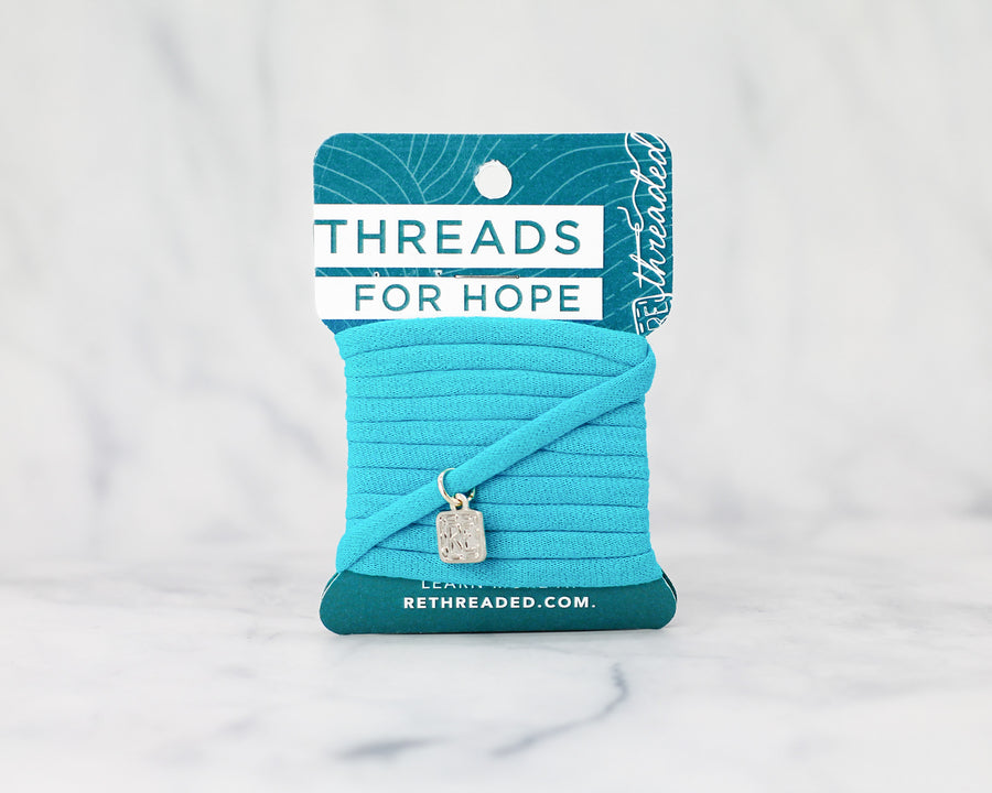 Threads for Hope Bracelet / Caribbean Blue