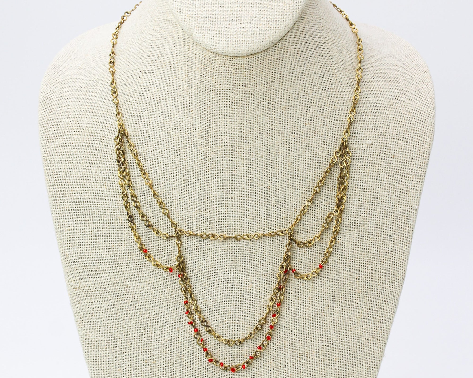 Cascade Necklace / Brass