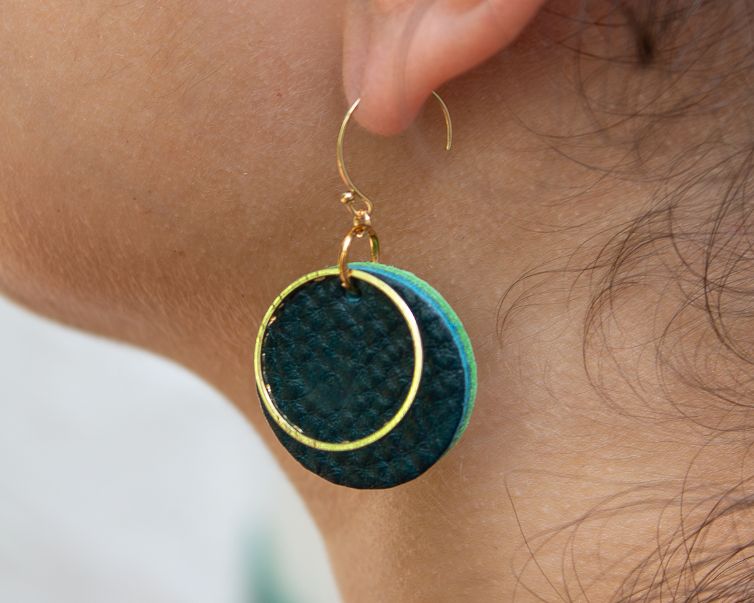 Community Earring - Emerald Green
