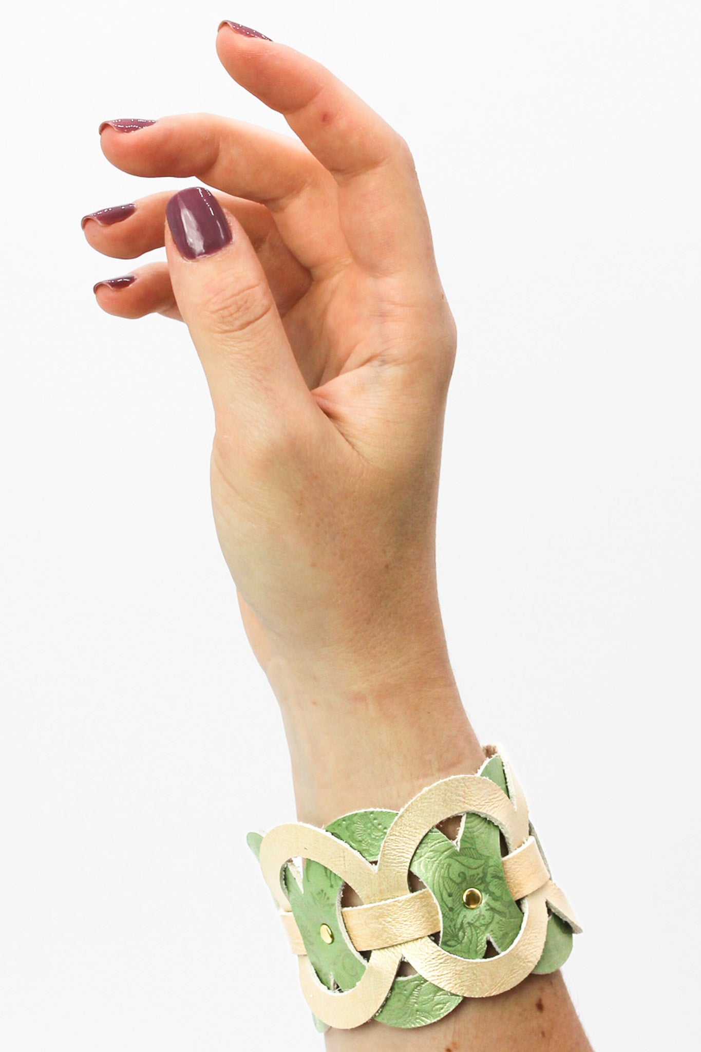 Filigree Cuff Bracelet / Golden Elemental