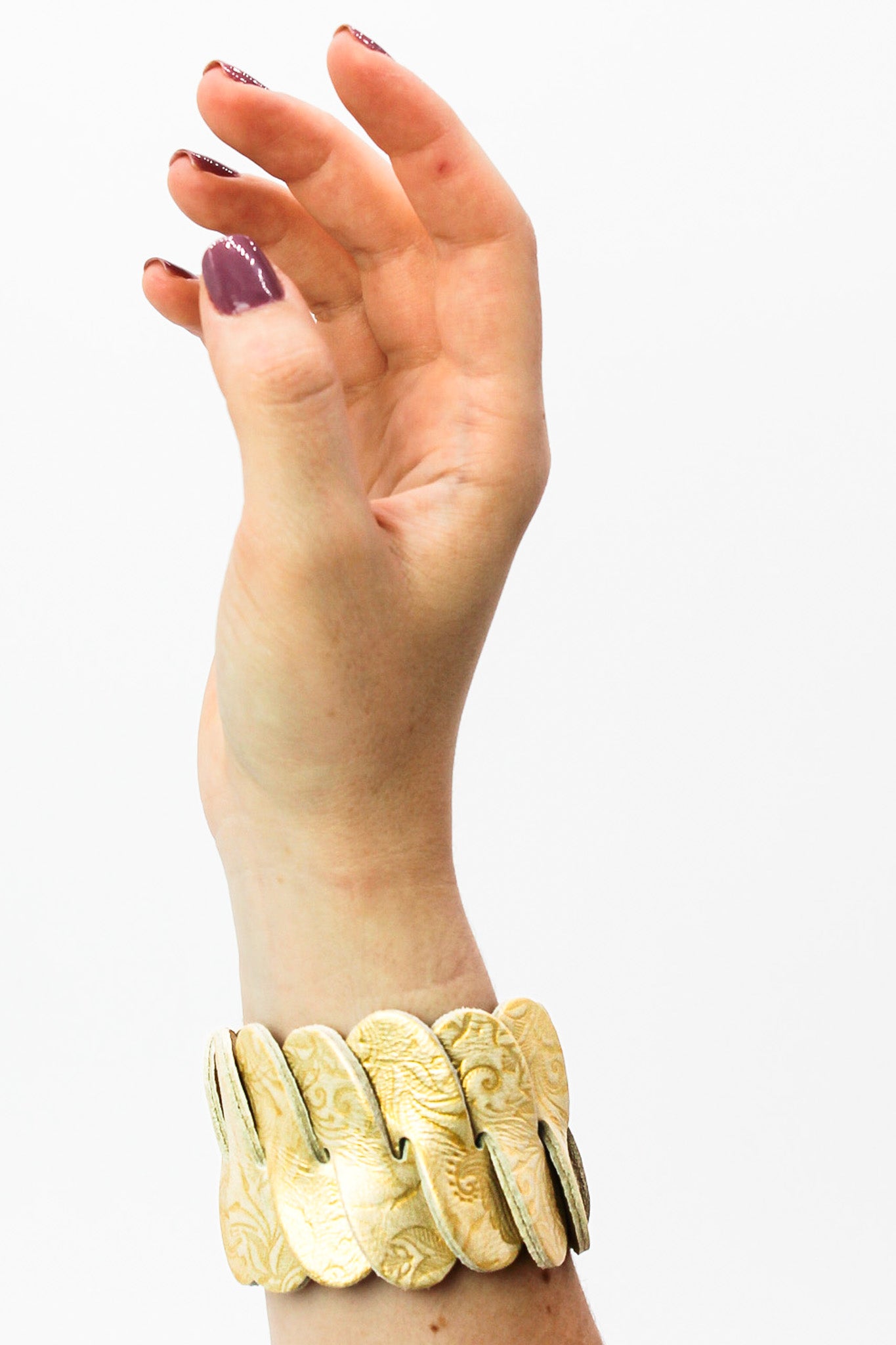 Flow Cuff Bracelet / Golden Elemental