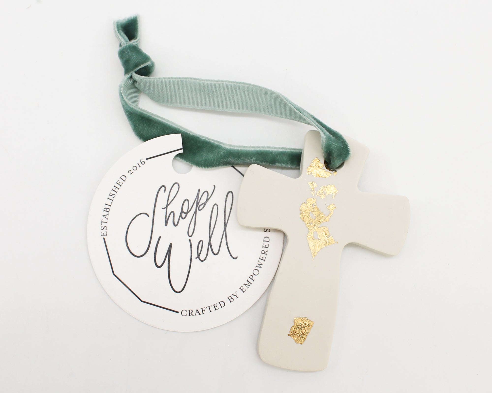 Golden Cross Ornament