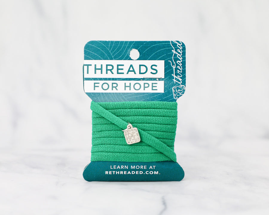 Threads for Hope Bracelet / Green