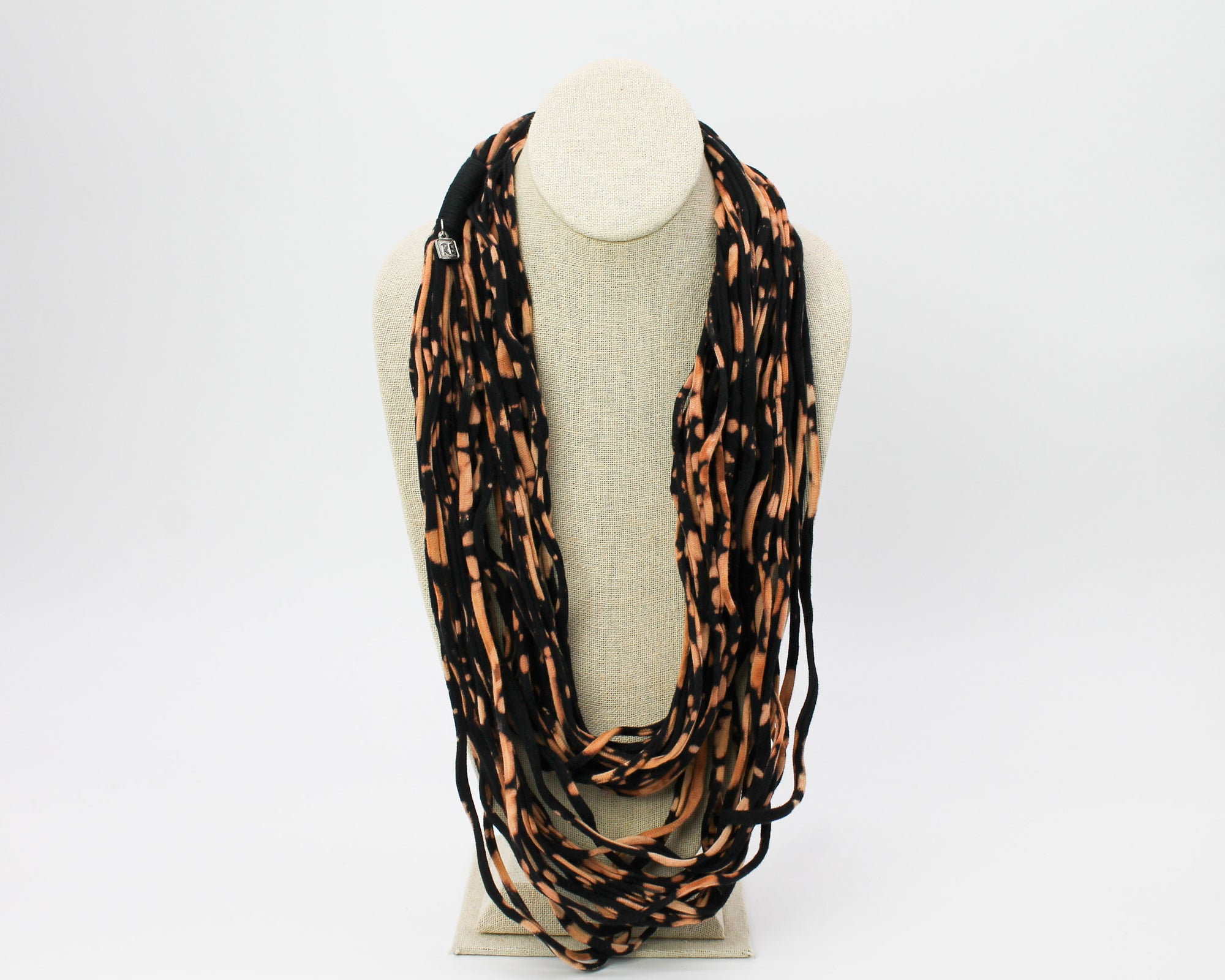Hand Dyed Grace Scarf Black