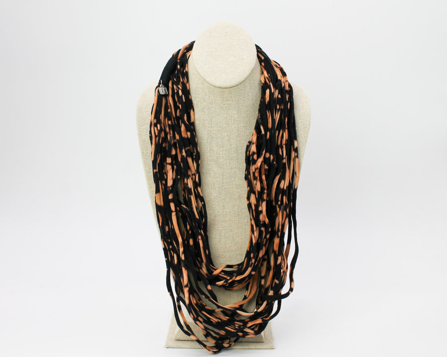 Hand Dyed Grace Scarf Black
