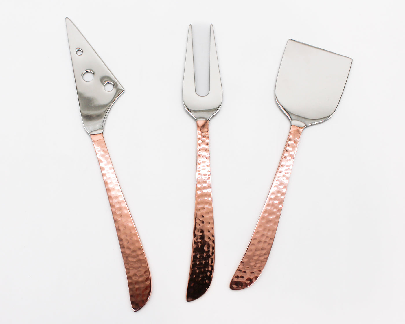 Hammered Handle Cheese Server