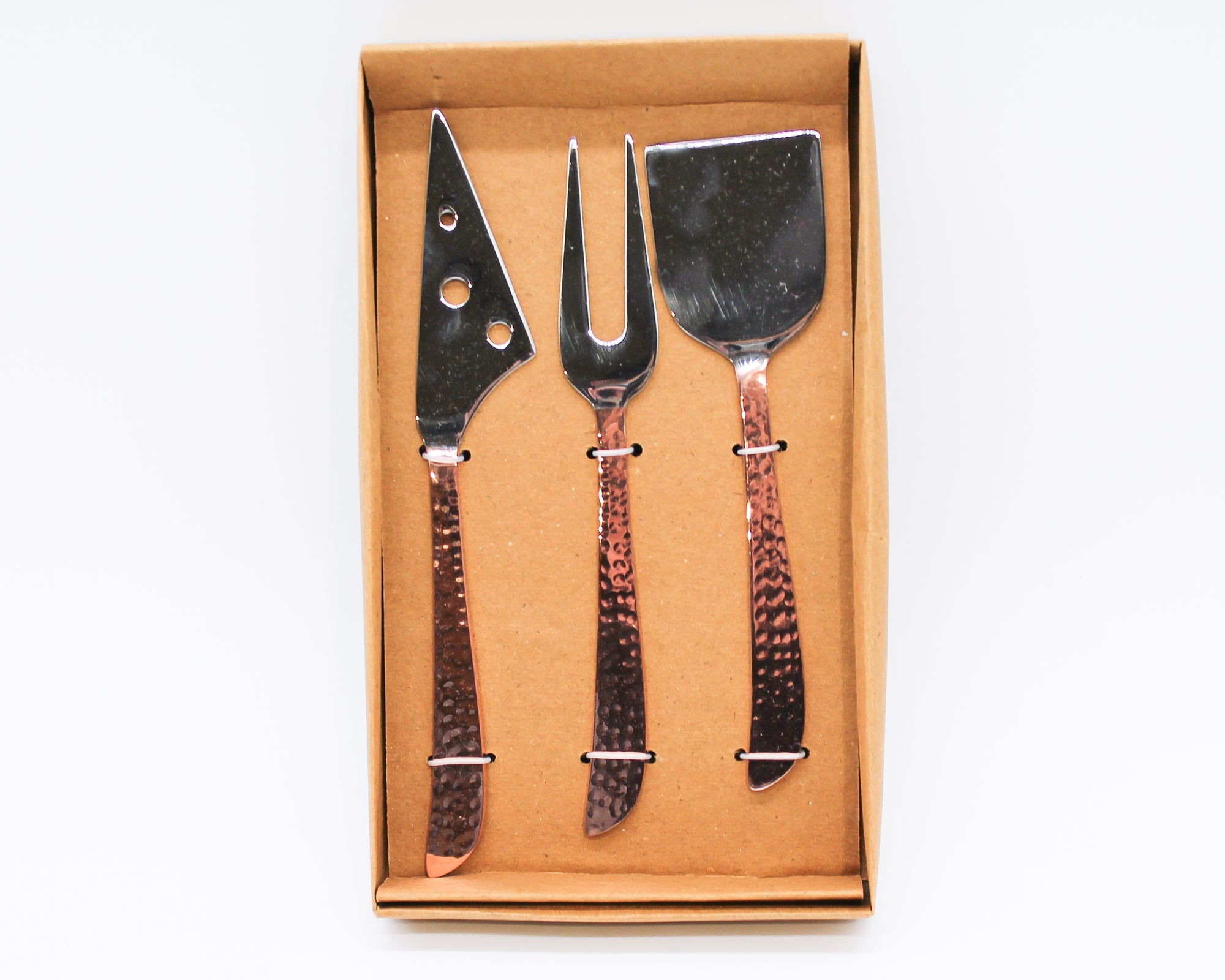 Hammered Handle Cheese Server