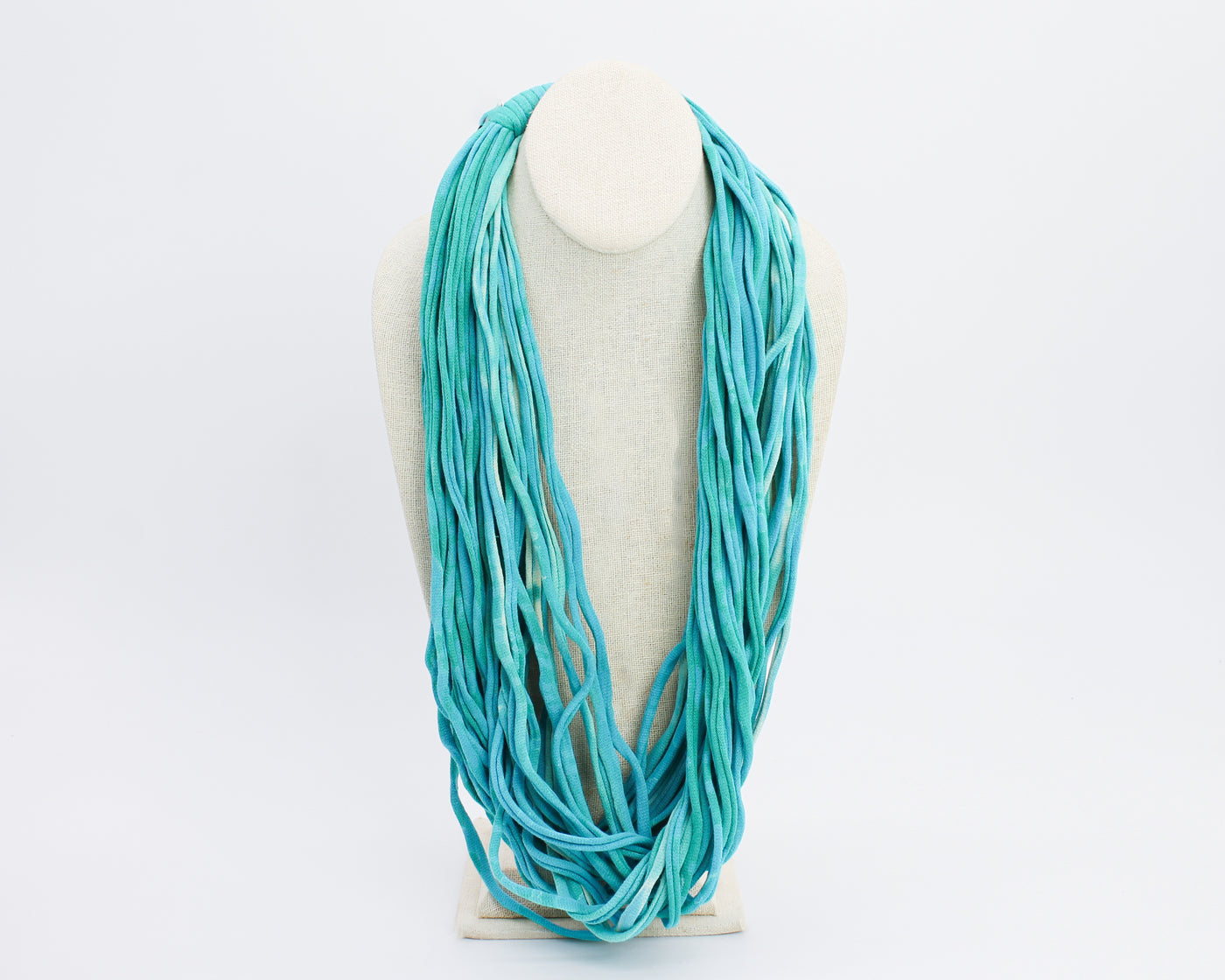 Hand Dyed Grace Scarf Caribbean Blue