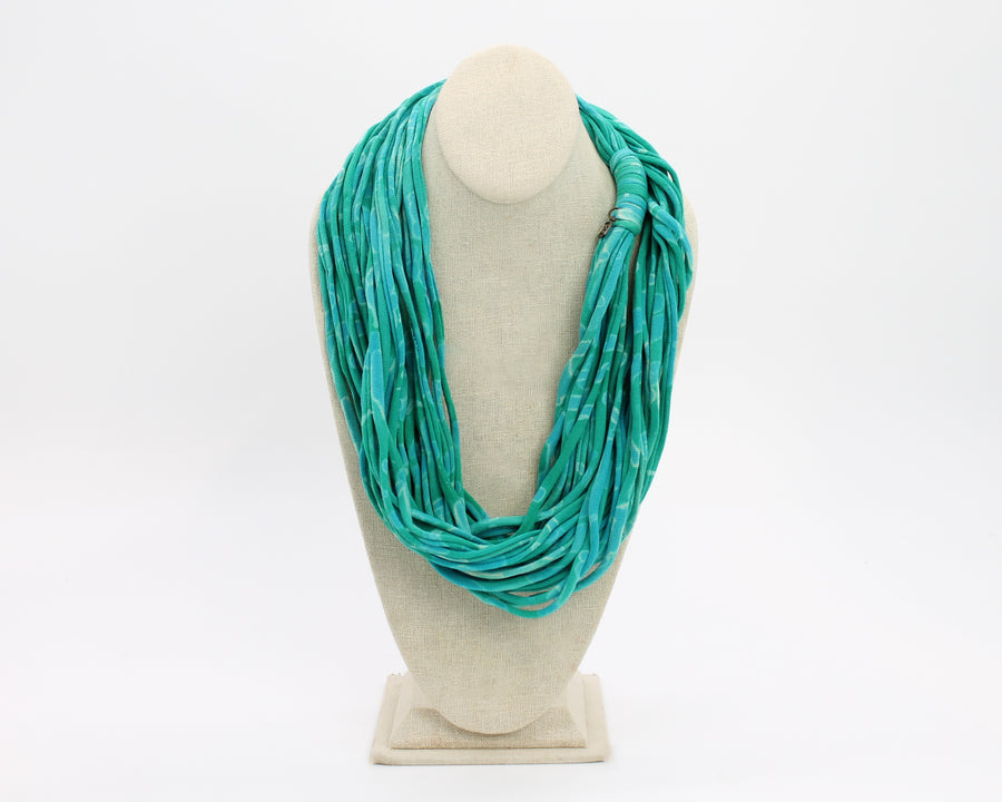Hand Dyed Grace Scarf Green