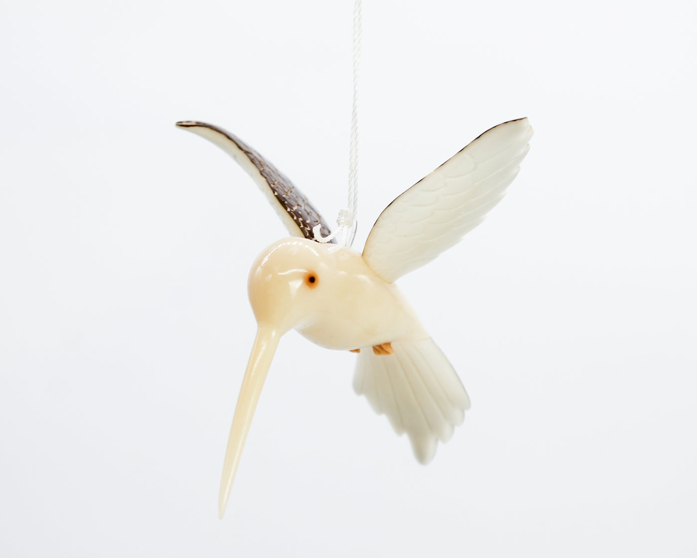 Tagua Nut Hummingbird Ornament