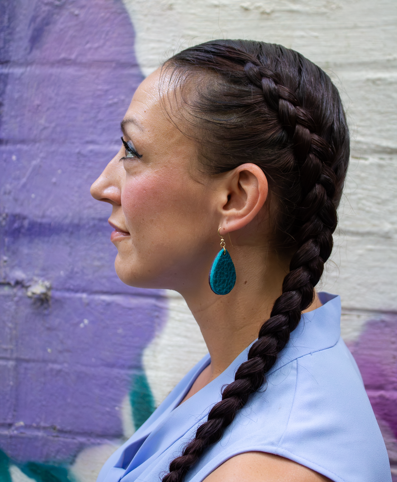 Kindness Drop Earring - Lavendar Rain