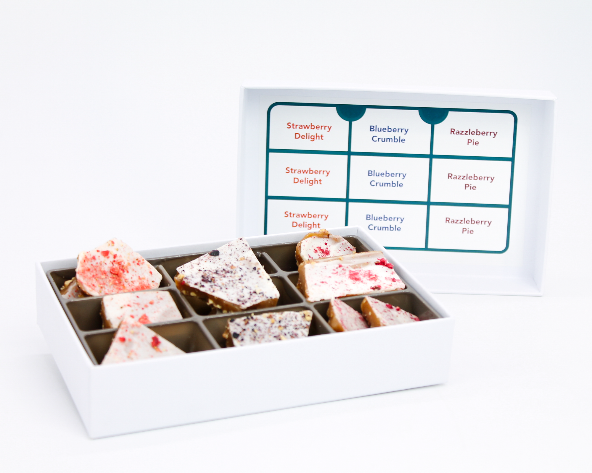 Berries & Cream Toffee Sampler