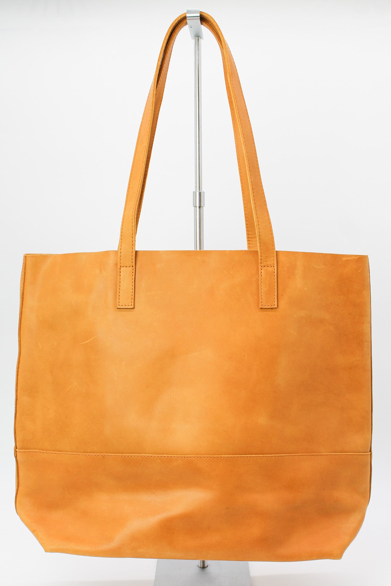 Cognac leather tote online bag