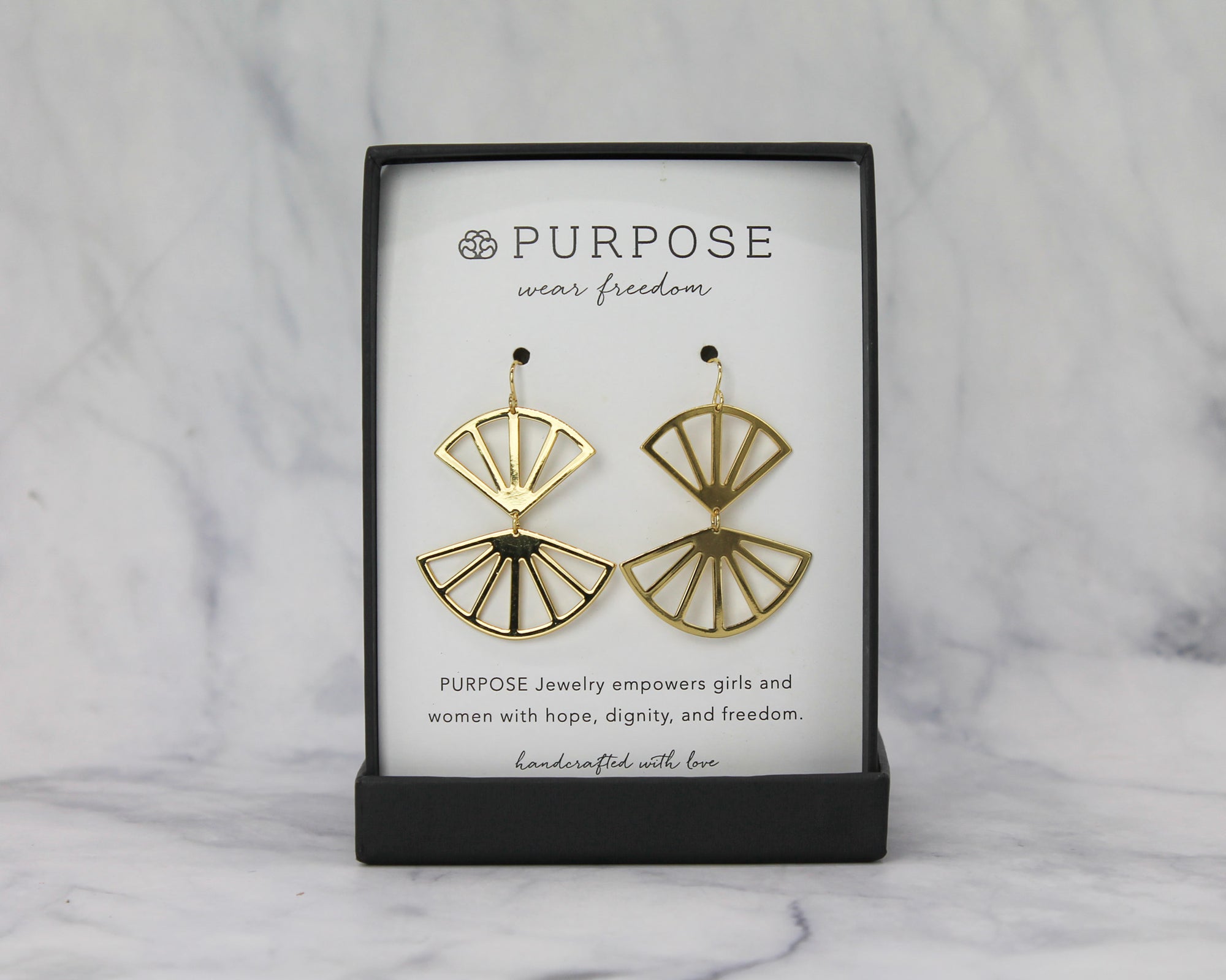 Panache Earrings 14k Gold