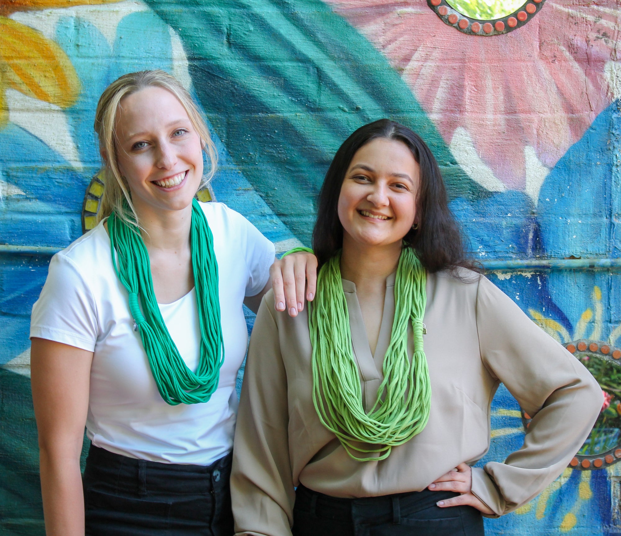 Hand Dyed Grace Scarf Caribbean Blue