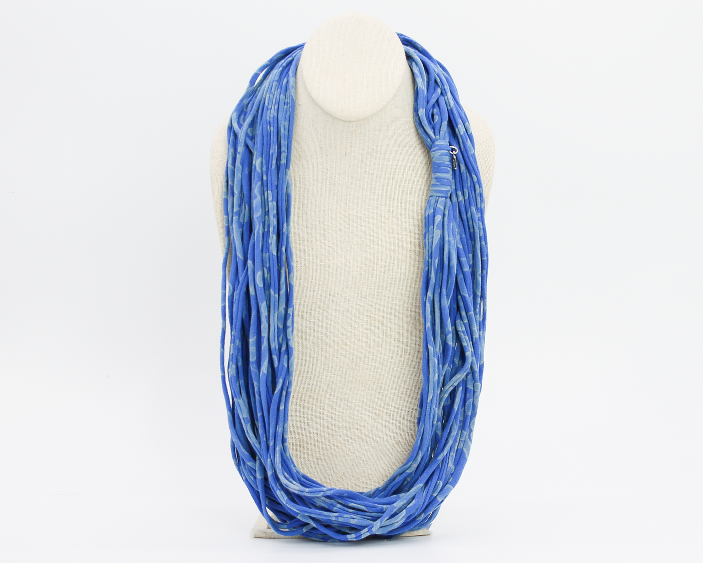 Hand Dyed Grace Scarf Azure Blue