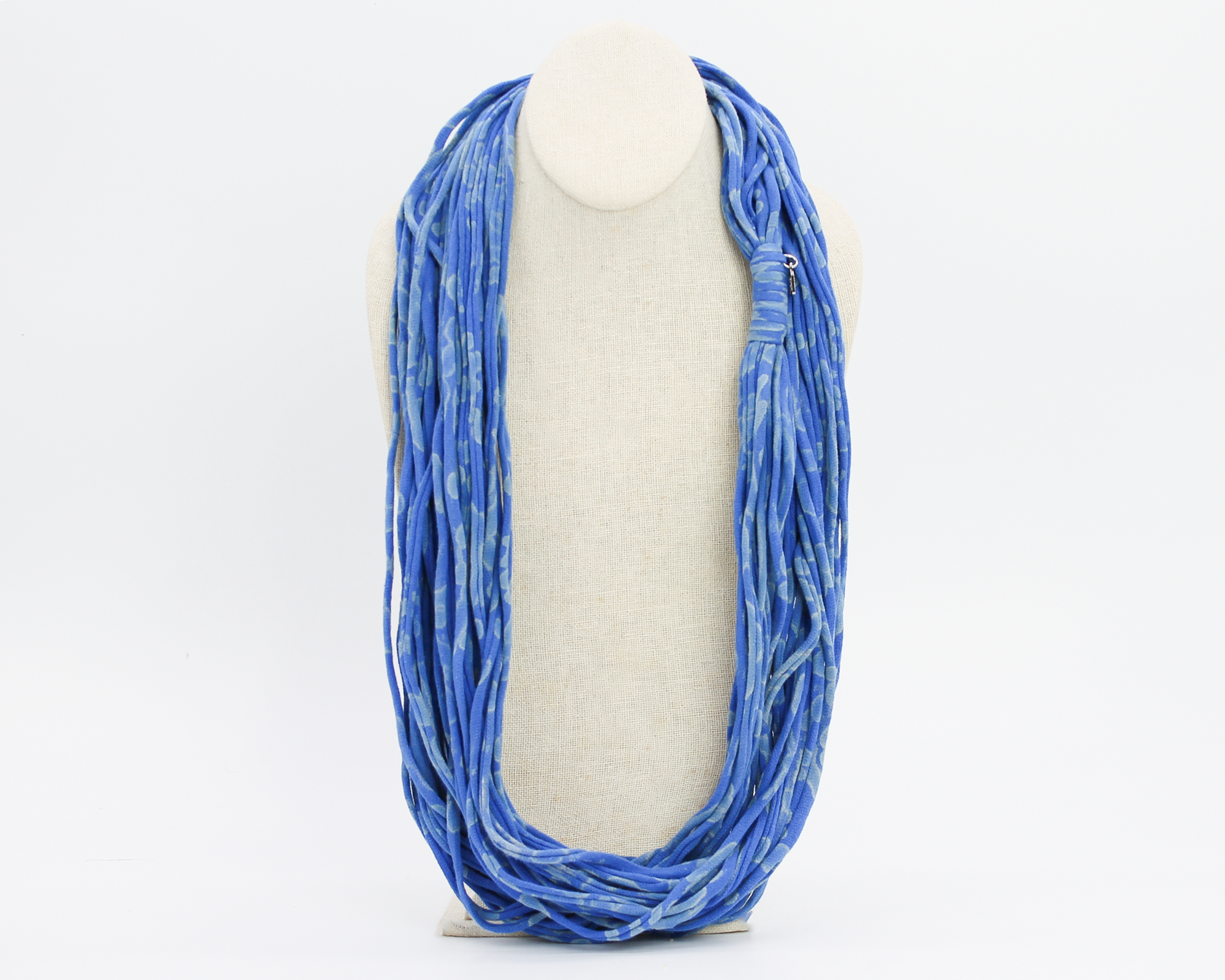 Hand Dyed Grace Scarf Azure Blue