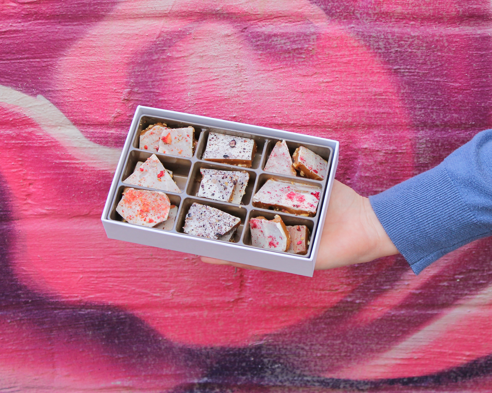 Berries & Cream Toffee Sampler