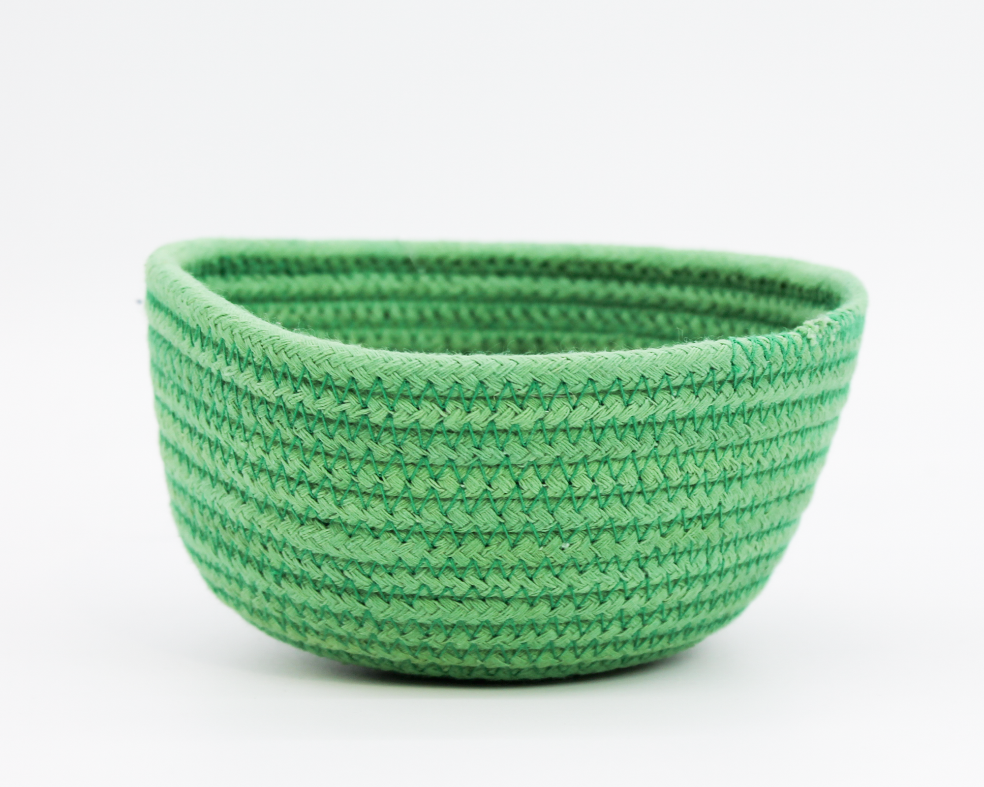 Handwoven Rope Bowl / Green