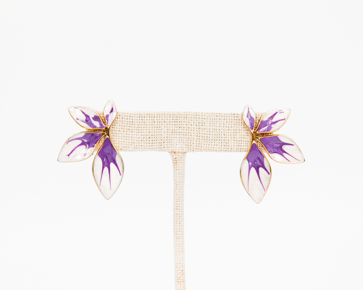 Flourish Lavender Leaf Earring