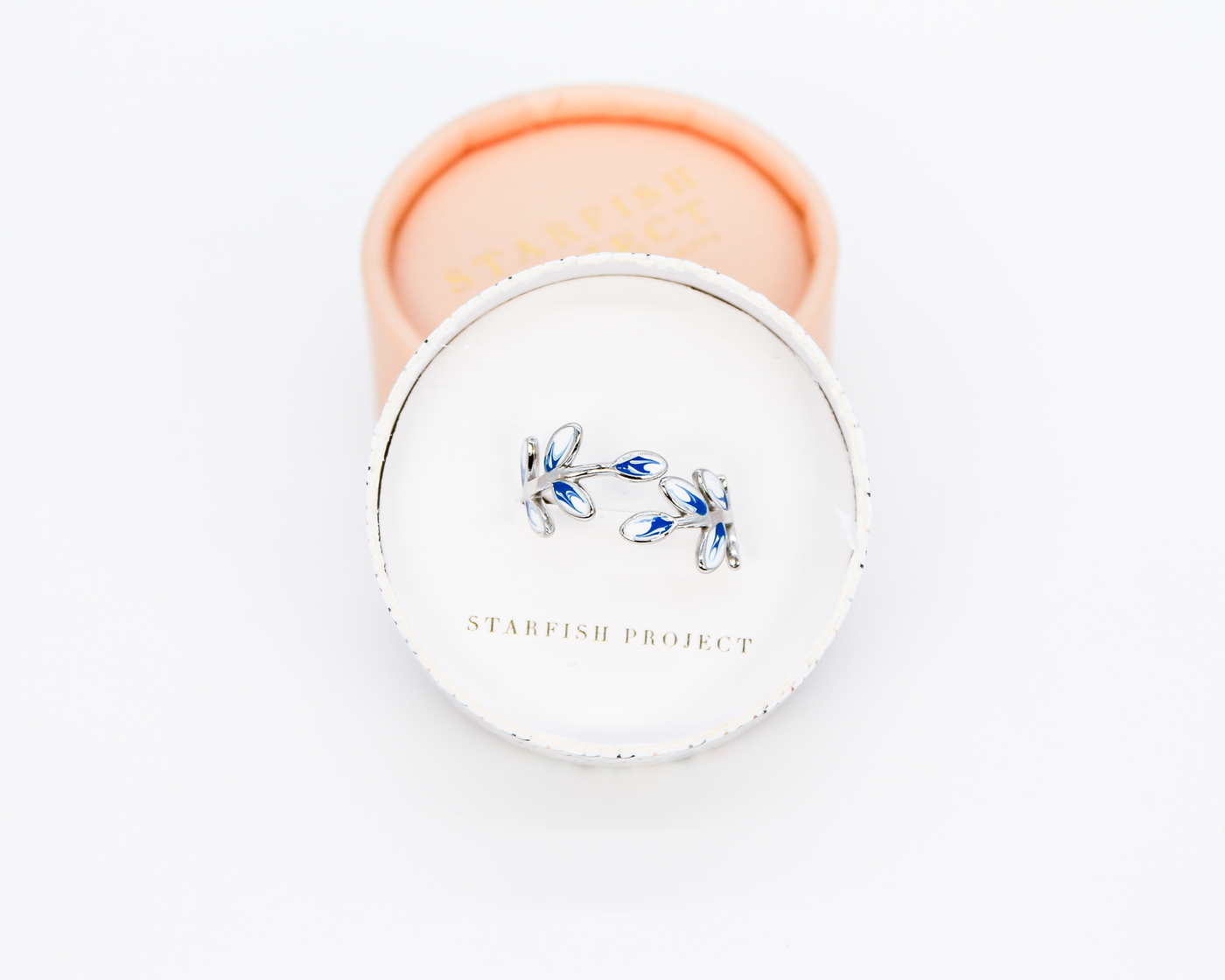 Hope Grows Ring Silver & Blue
