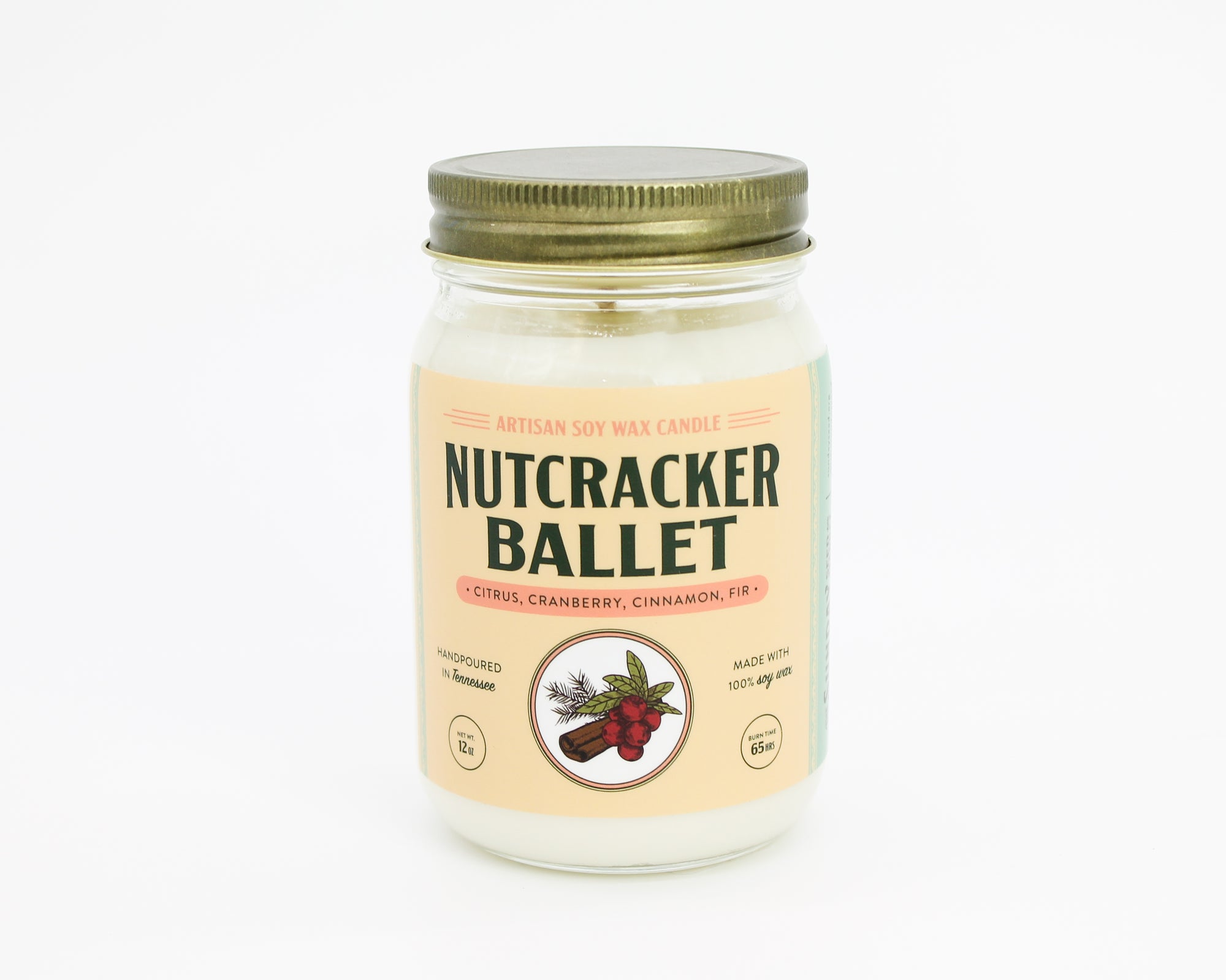 Nutcracker Ballet Lgr Candle